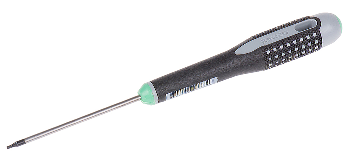 Bahco Torx  Screwdriver, T6 Tip, 75 mm Blade, 163 mm Overall