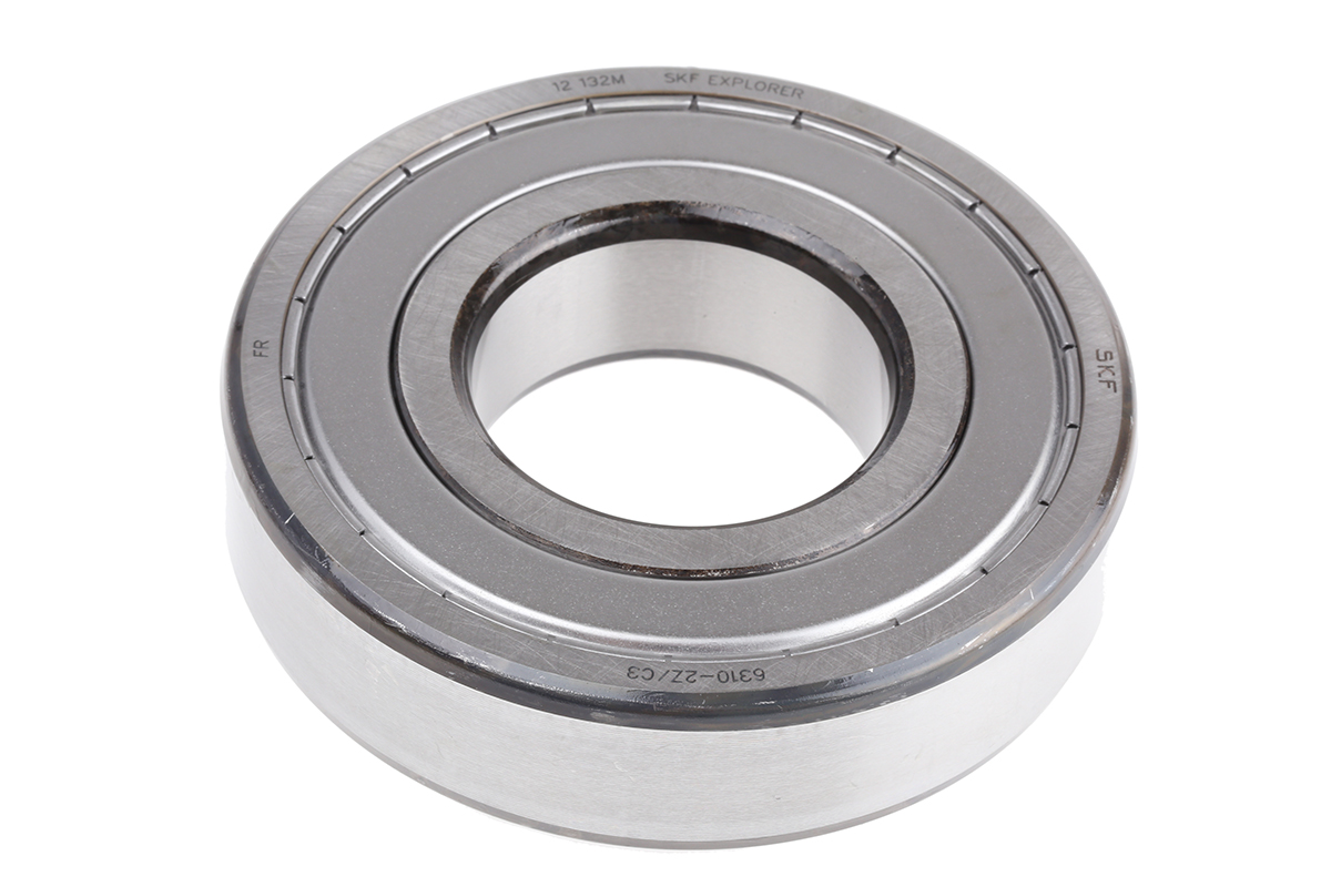 SKF 6310-2Z/C3 1 Row Ball Bearing - 50 mm ID, 110 mm OD
