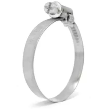 MIKALOR Steel Slotted Screw Hose Clamp, 7mm Band Width, 8 → 12mm ID