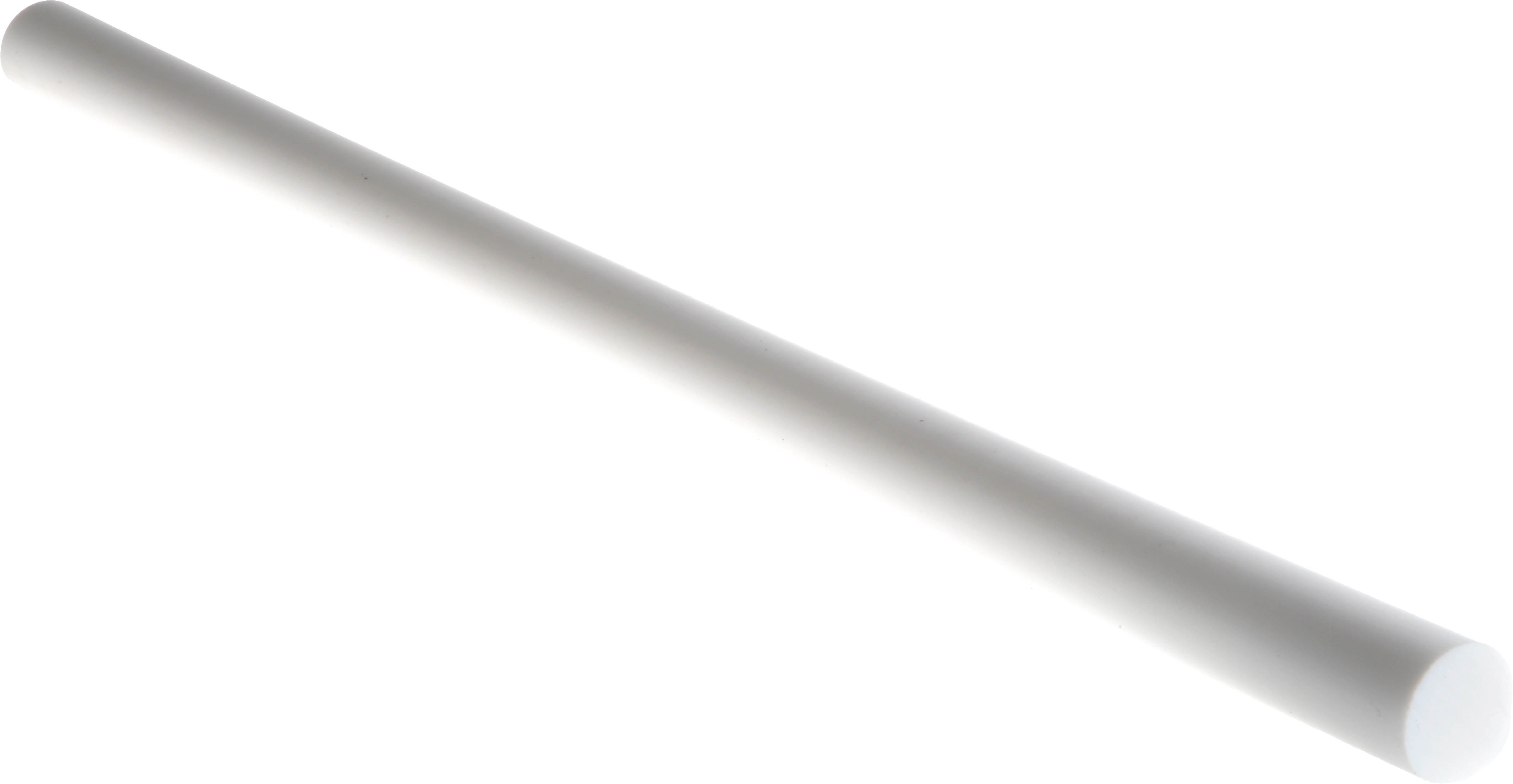 RS PRO Opaque Fluoroplastics PTFE Rod, 500mm x 25mm Diameter