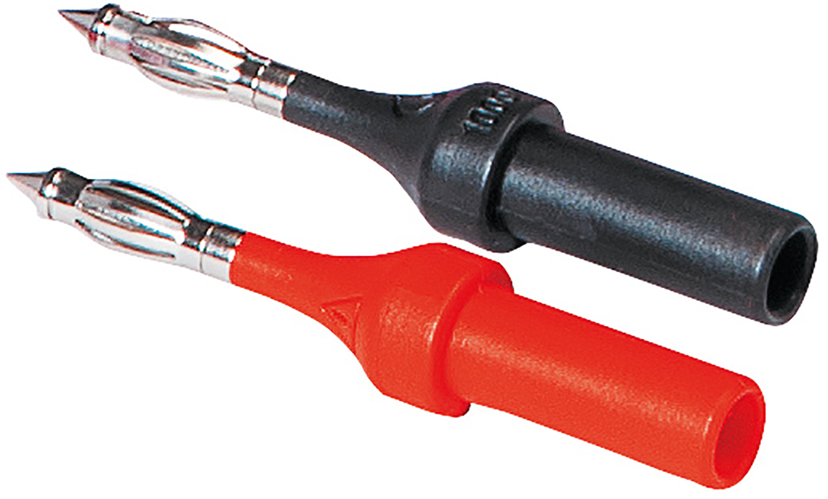 Chauvin Arnoux P01102154Z 4 mm Dia Test Probe Set, For Use With CA 755 Digital Testers, CA 757 Digital Testers