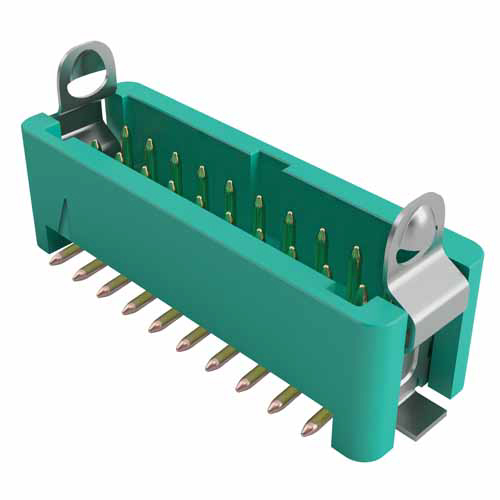 HARWIN Gecko Series Straight Surface PCB Header, 20 Contact(s), 1.25 mm Pitch, 2 Row, Shrouded