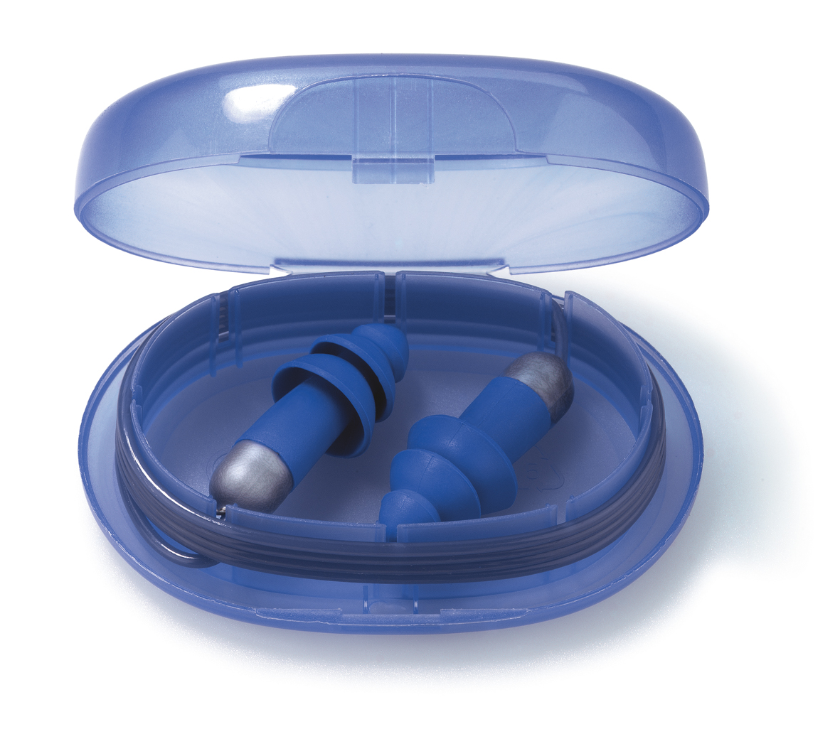 Moldex Rockets® Full Detect Series Blue Reusable Corded Ear Plugs, 27dB Rated, Metal Detectable, 1 Pairs