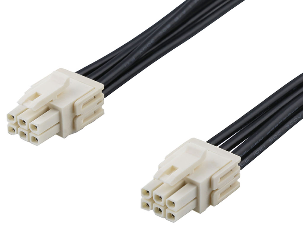 Molex 6 Way Female Micro-Fit+ to 6 Way Female Micro-Fit+ Cable assembly, 600mm