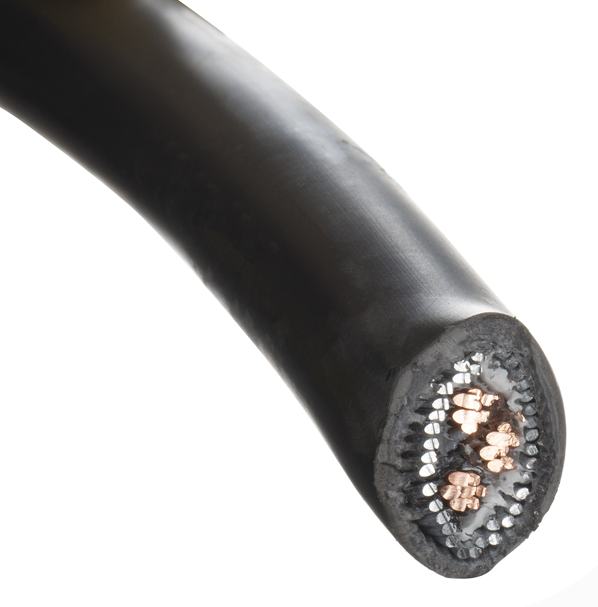 Prysmian 6 mm² 3 Core Power Cable, Black Low Smoke Zero Halogen (LSZH), 50m