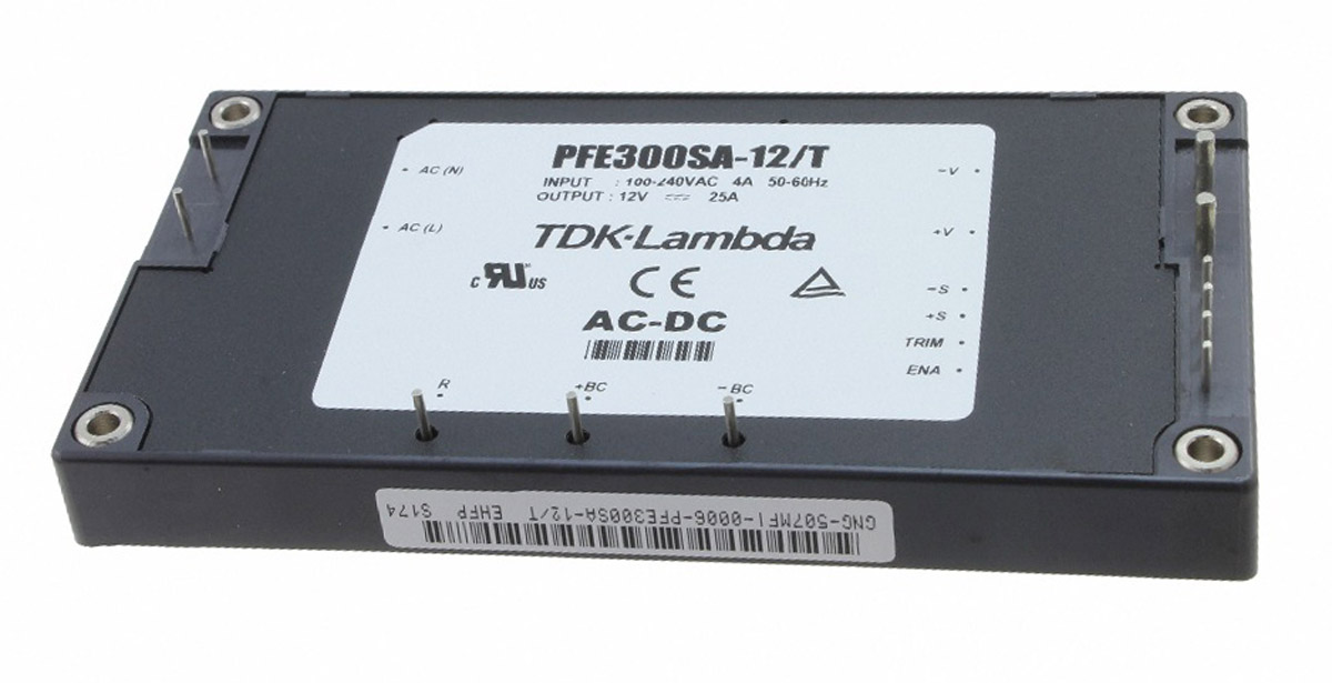 TDK-Lambda Switching Power Supply, PFE1000FA-48, 48V dc, 21A, 1kW, 1 Output, 85 → 265V ac Input Voltage