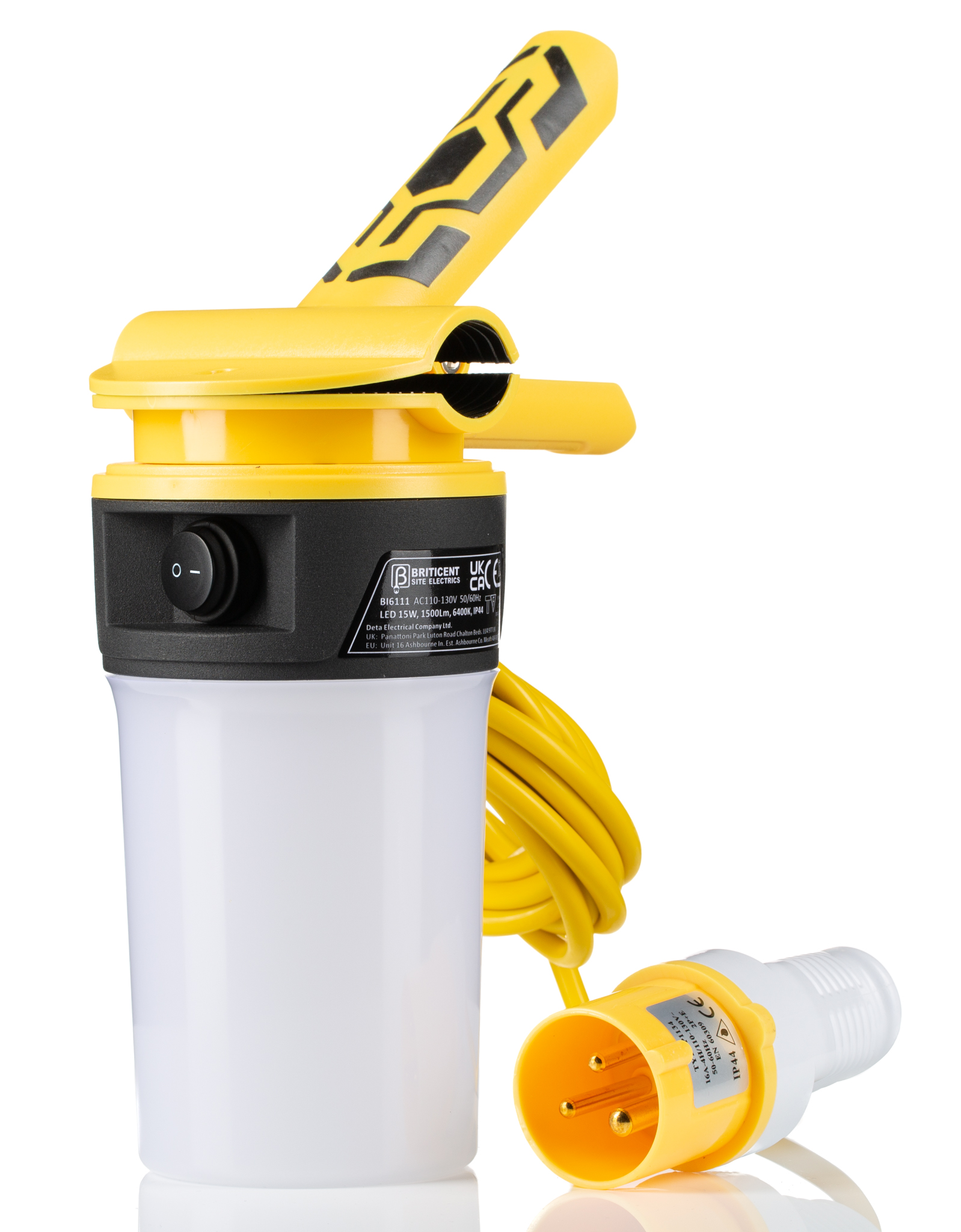 RS PRO LED Gripper Inspection Lamp, Handheld, 1500 lm, IP44