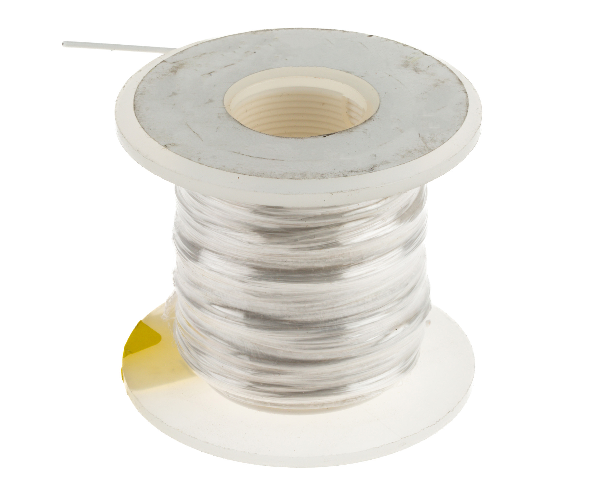 Alpha Wire Hook-up Wire Silicone Series White 0.33 mm² Hook Up Wire, 22 AWG, 7/0.25 mm, 30.5m, Silicone Insulation,
