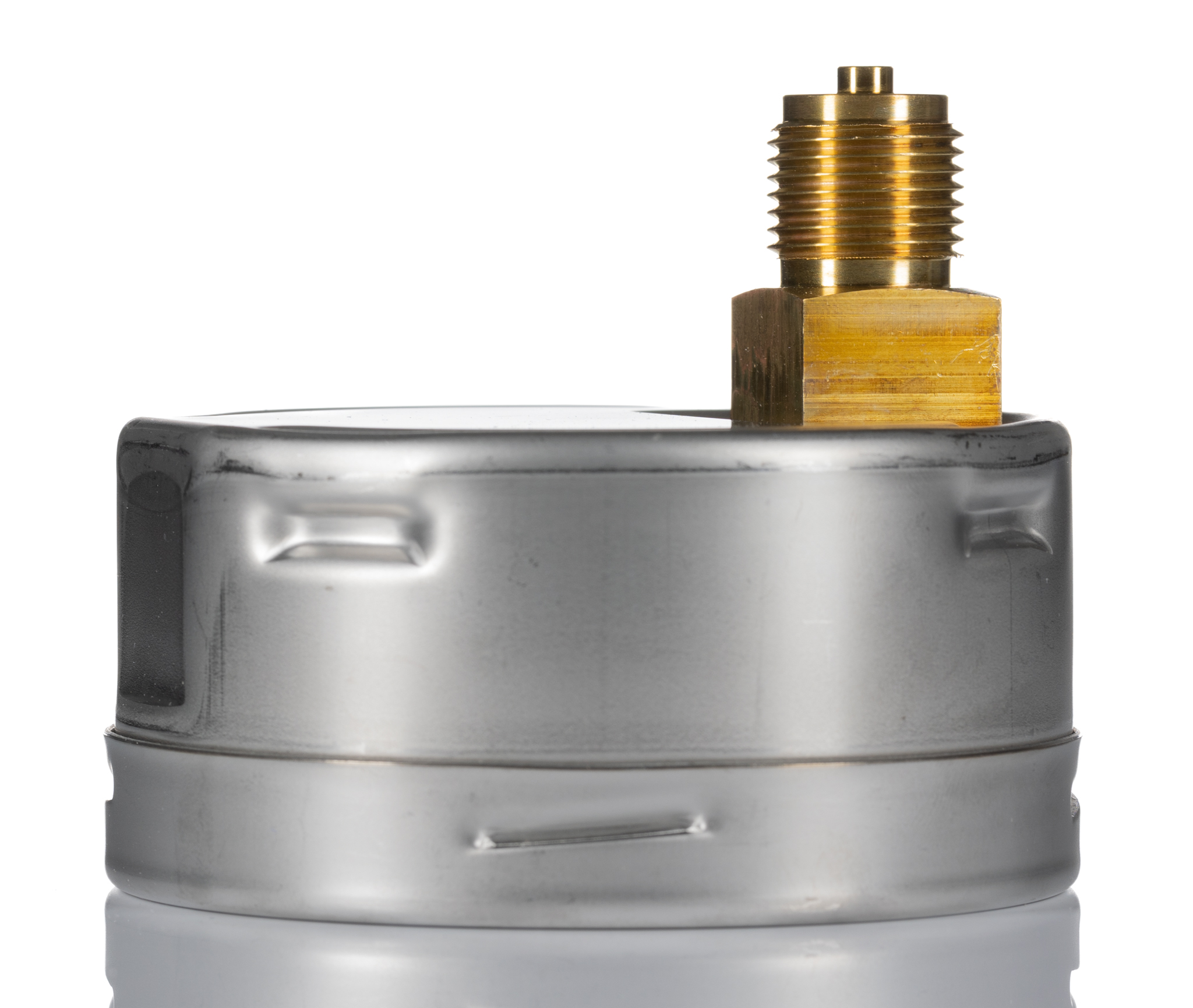 WIKA G 1/2 Analogue Pressure Gauge 10bar Back Entry 100mm Outside Diameter
