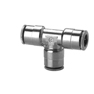 Camozzi 6540 Series Push-in Fitting, Push In 4 mm to 4 mm, Tube-to-Tube Connection Style, 6540 4