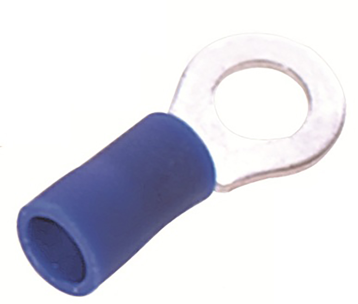 RS PRO Insulated Ring Terminal, 4.3mm Stud Size, 1.5mm² to 2.5mm² Wire Size, Blue