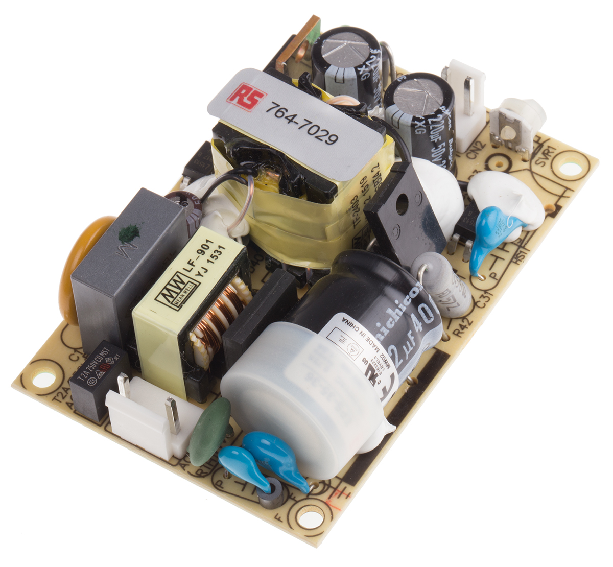 MEAN WELL Switching Power Supply, EPS-35-36, 36V dc, 1A, 36W, 1 Output, 120 → 370 V dc, 85 → 264 V ac