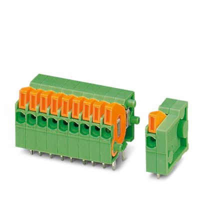 Phoenix Contact PCB Terminal Block, 29-Contact, 2.54mm Pitch, Wave Soldering, 1-Row, Push In Spring Termination