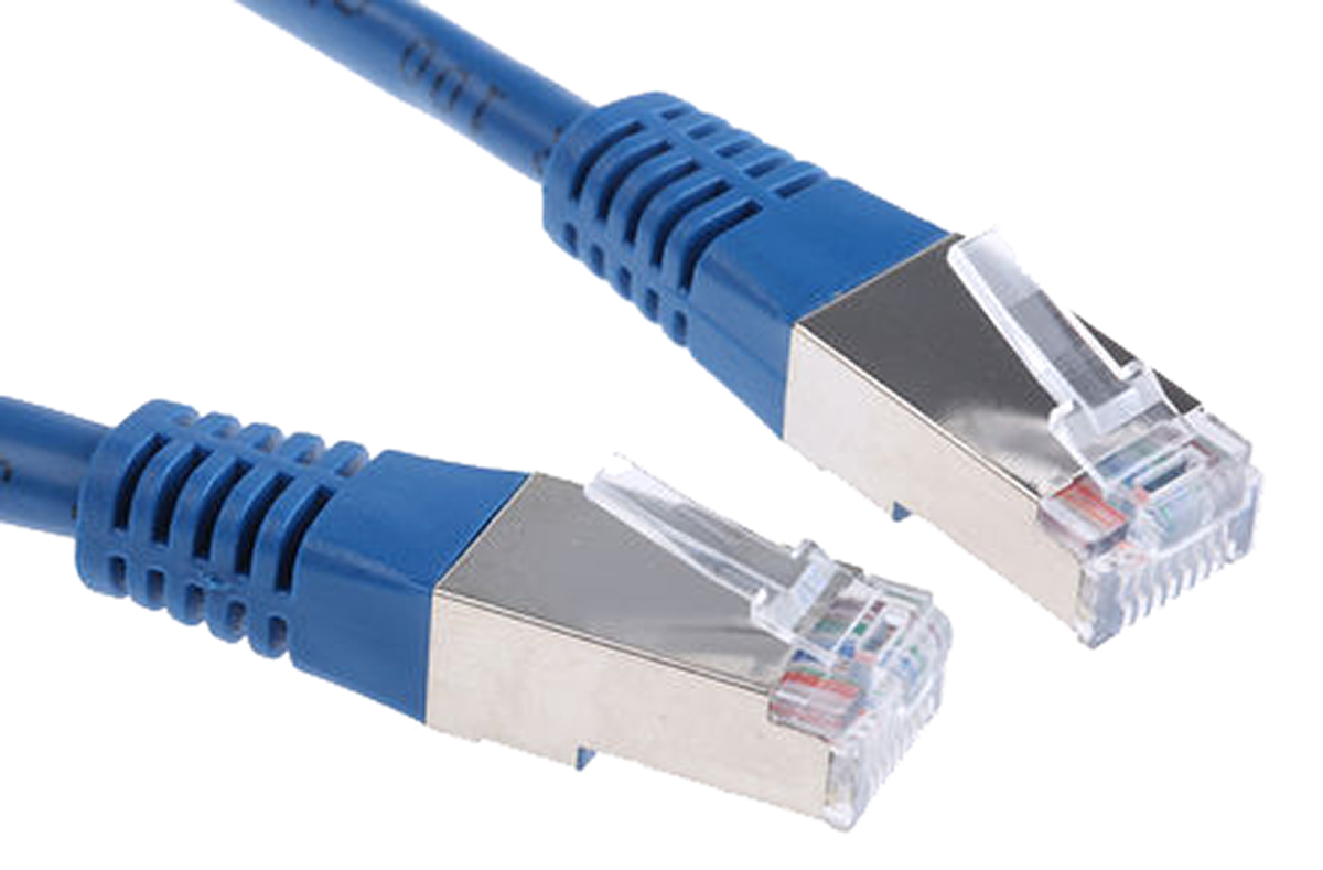 Decelect, 2m Cat5e, Blue RJ45 to Male RJ45 Male, U/UTP Unshielded, Terminated PVC Sheath