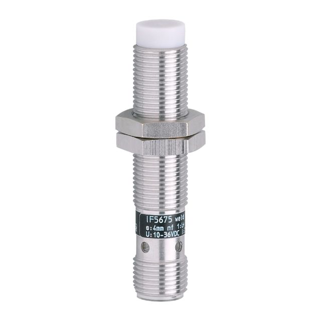 ifm electronic Inductive Threaded Barrel Proximity Sensor, M12, 4 mm Detection, PNP NO, 10 → 36 V dc
