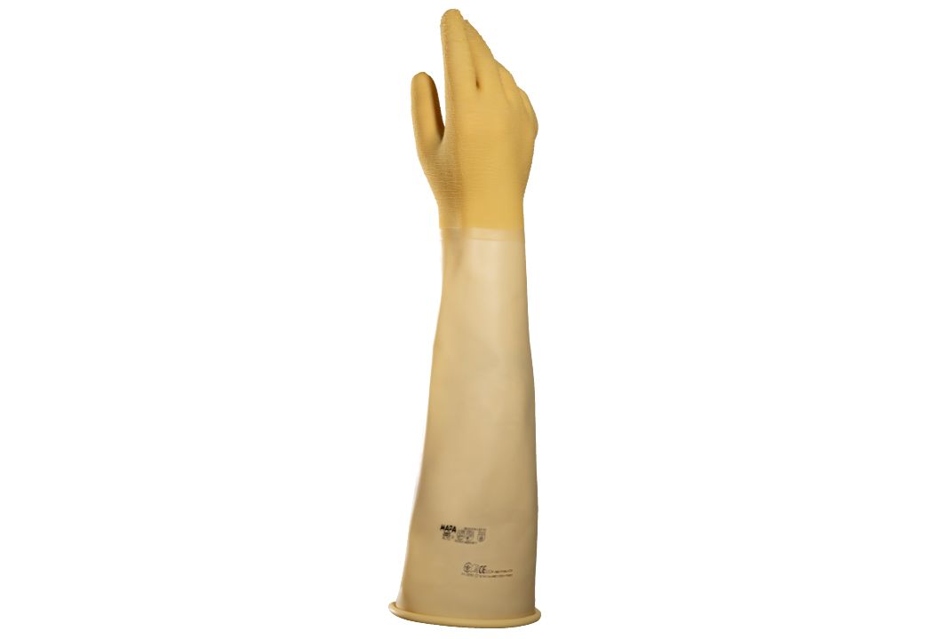 Mapa ALTO 285 Natural Latex Work Gloves, Size 8