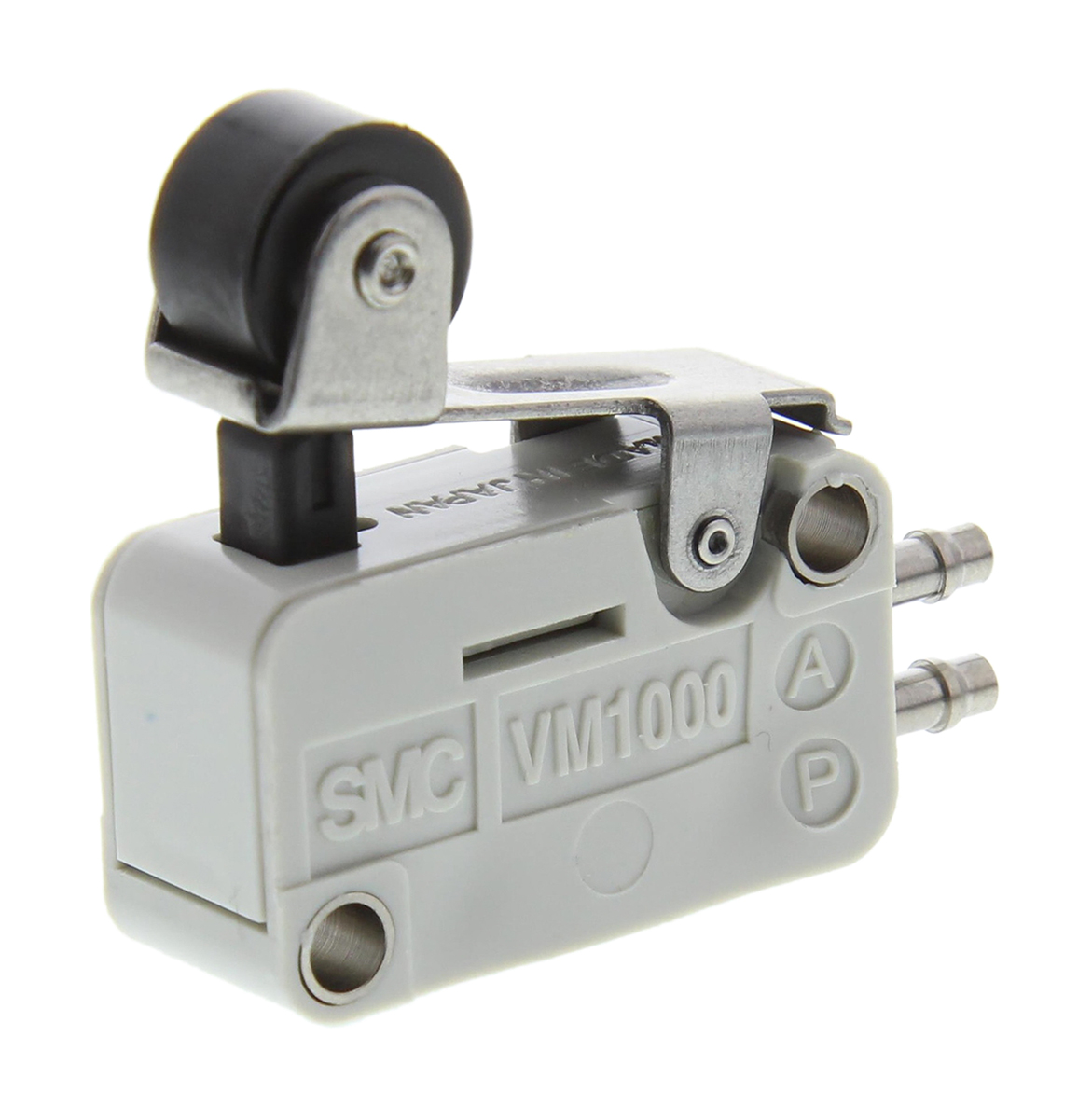 SMC Roller Lever 3/2 Pneumatic Manual Control Valve VM1000 Series, 2.5mm, III B