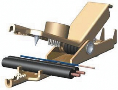 Mueller Electric JP-33674 Bed of Nails Test Clip, Nickel Silver Alloy contact