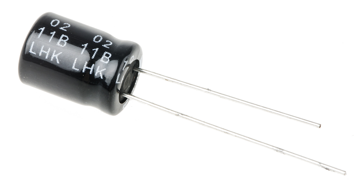RS PRO 1μF Aluminium Electrolytic Capacitor 450V dc, Radial, Through Hole