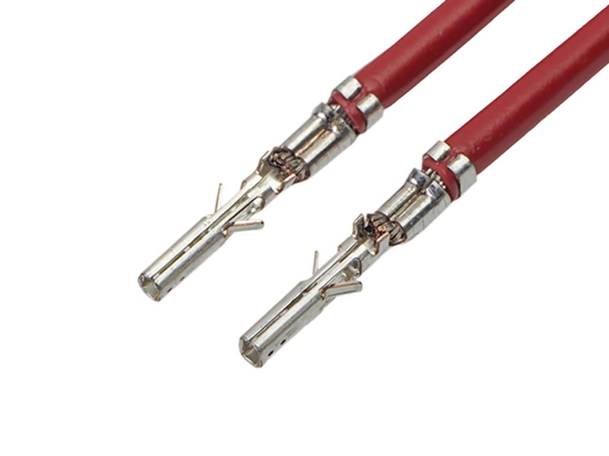 Molex Female Micro-Fit 3.0 to Female Micro-Fit 3.0 Crimped Wire, 225mm, 18AWG, Red