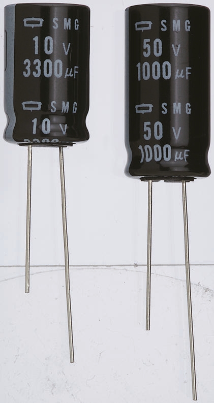 CHEMI-CON 1μF Aluminium Electrolytic Capacitor 50V dc, Through Hole - ESMG500ELL1R0ME11D
