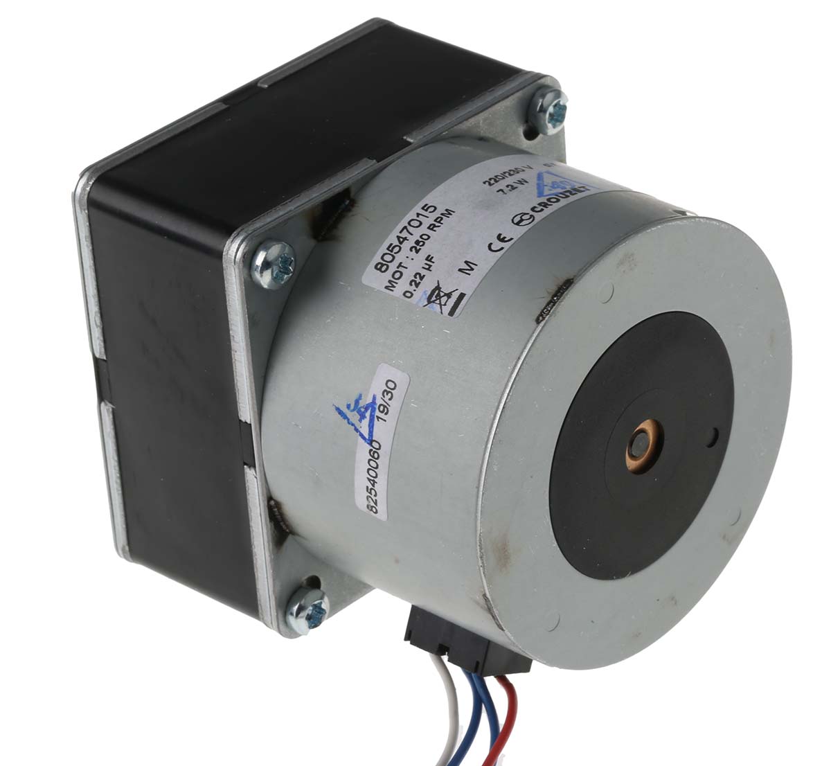 Crouzet Reversible Synchronous Geared AC Geared Motor, 7.2 W, 230 → 240 V