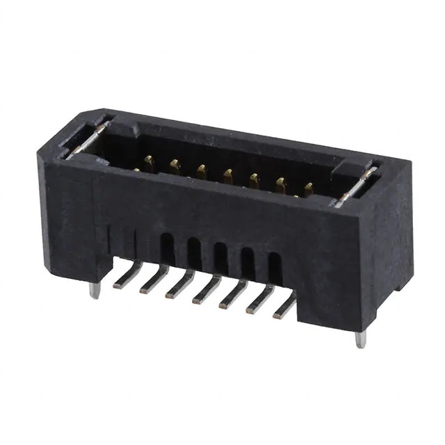 Samtec TFM Series Vertical Through Hole PCB Header, 14 Contact(s), 1.27 mm Pitch, 2 Row, Shrouded