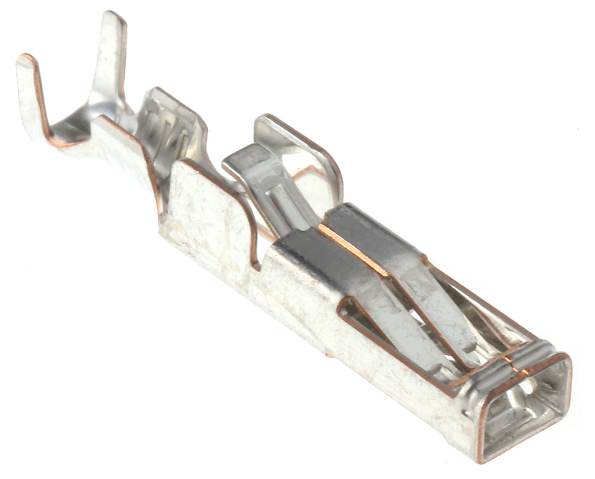 TE Connectivity Multi-Interlock Series Female Crimp Terminal, 22AWG Min, 18AWG Max