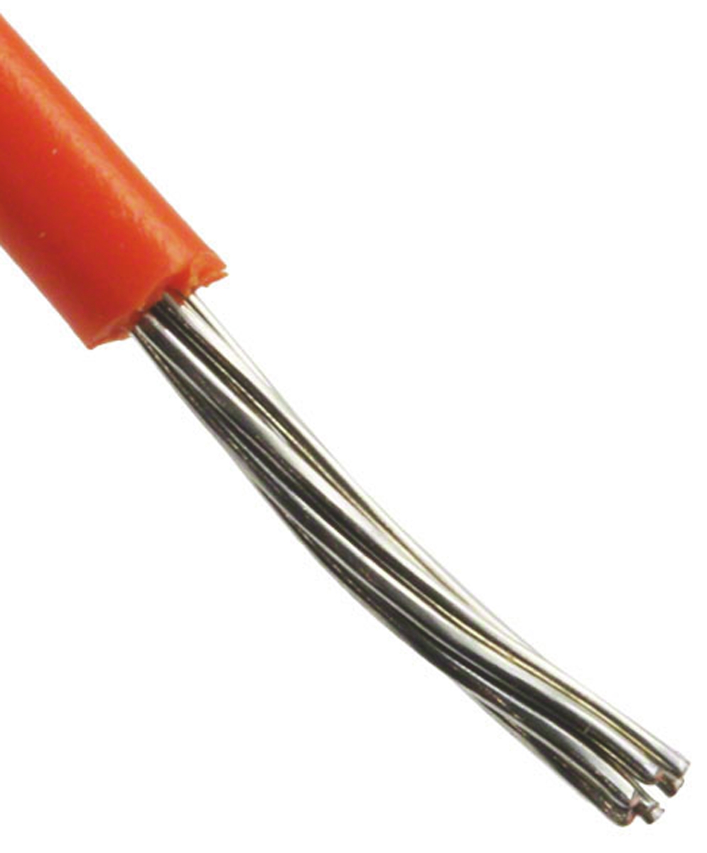 Alpha Wire Braided PET Orange Cable Sleeve, 9.53mm Diameter, 30m Length, FIT Wire Management Series