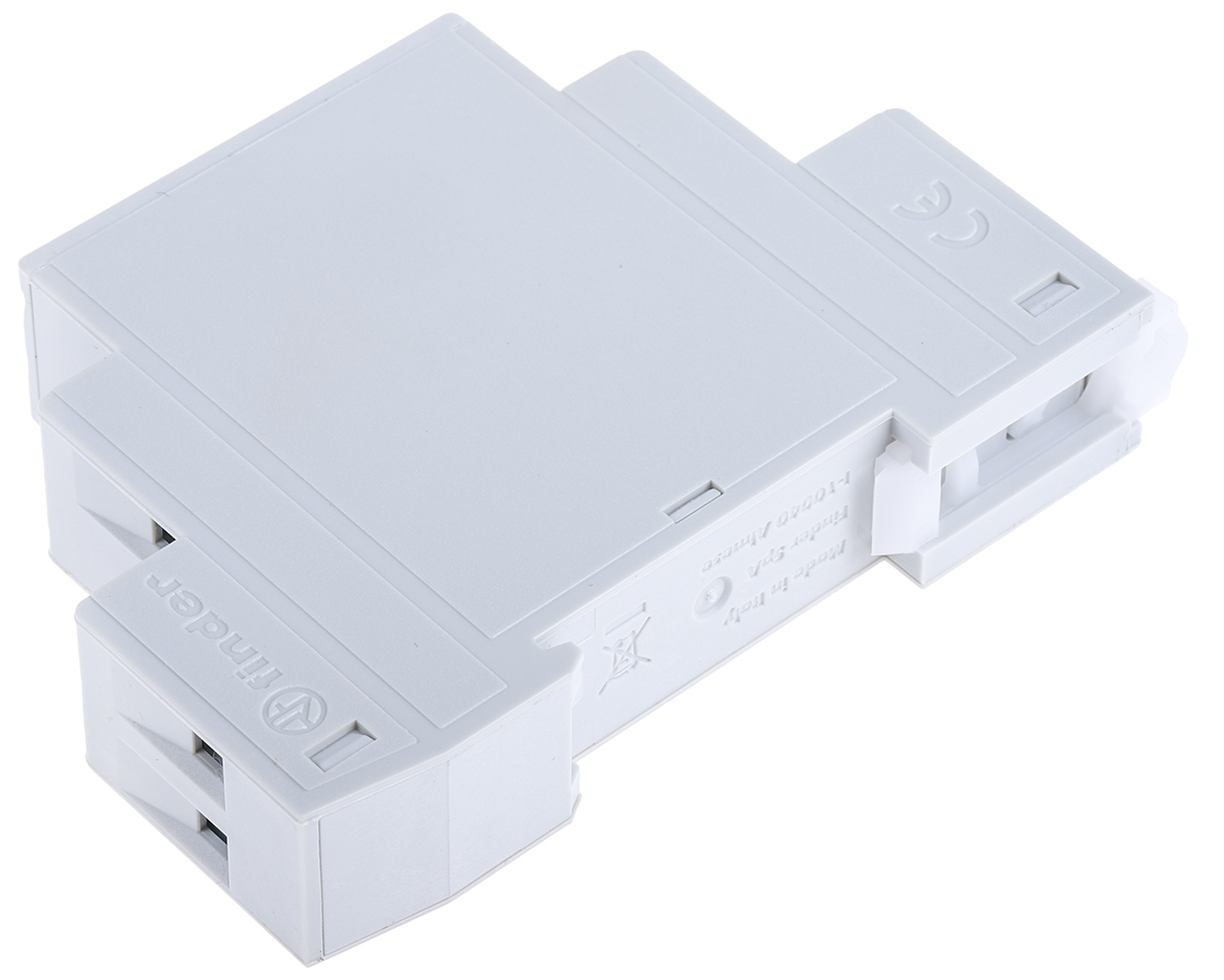 Finder 80 Series Series DIN Rail Mount Timer Relay, 12 → 240V ac/dc, 1-Contact, 0.1 → 20 s, 0.1 →