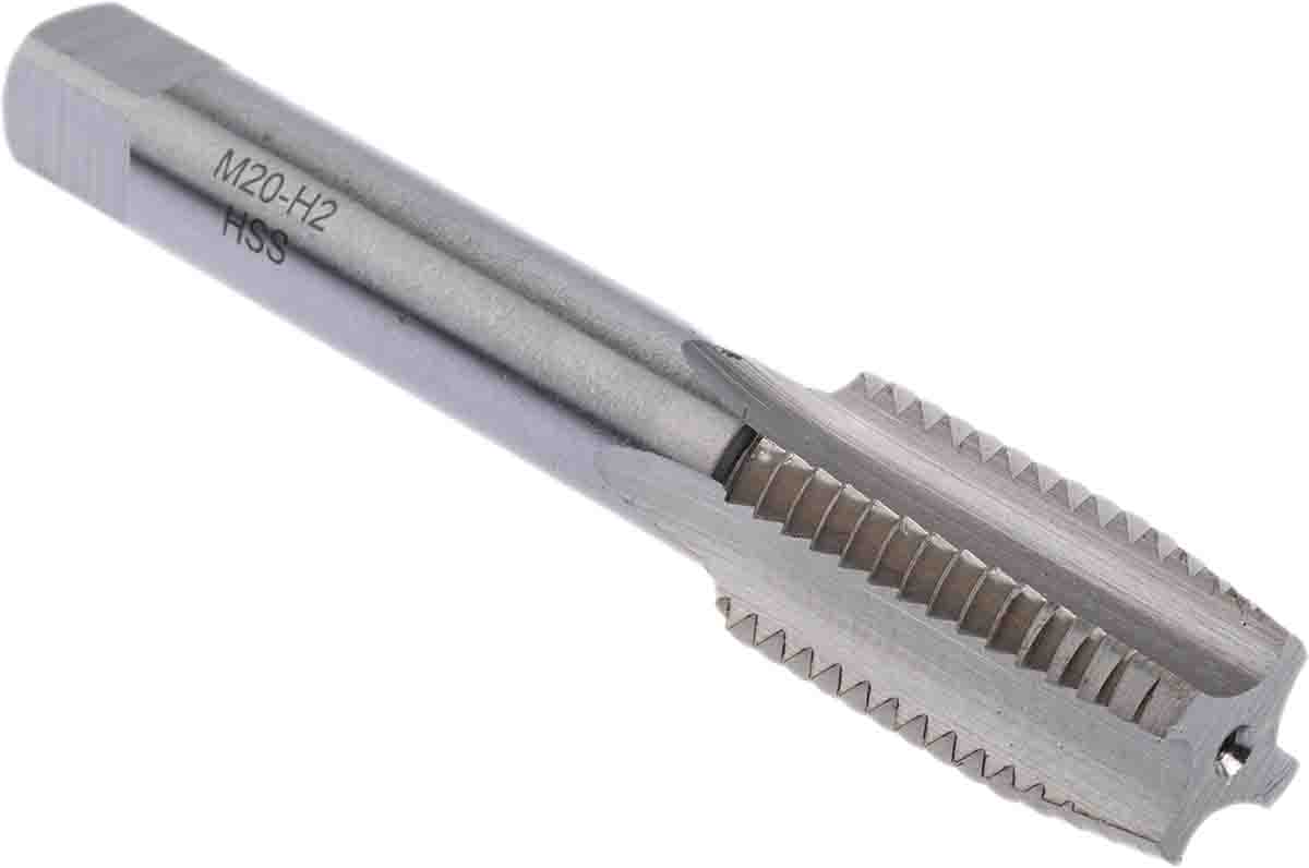 RS PRO Threading Tap HSS 1-Piece 2.5mm Pitch Metric Standard Hand Tap M20 Thread