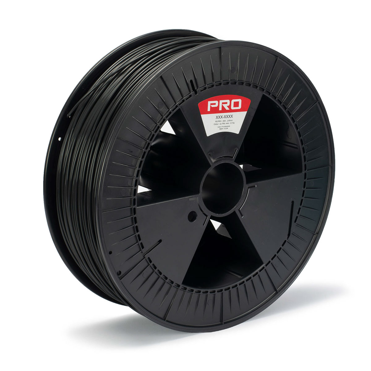 RS PRO 2.85mm Black ABS 3D Printer Filament, 2.3kg