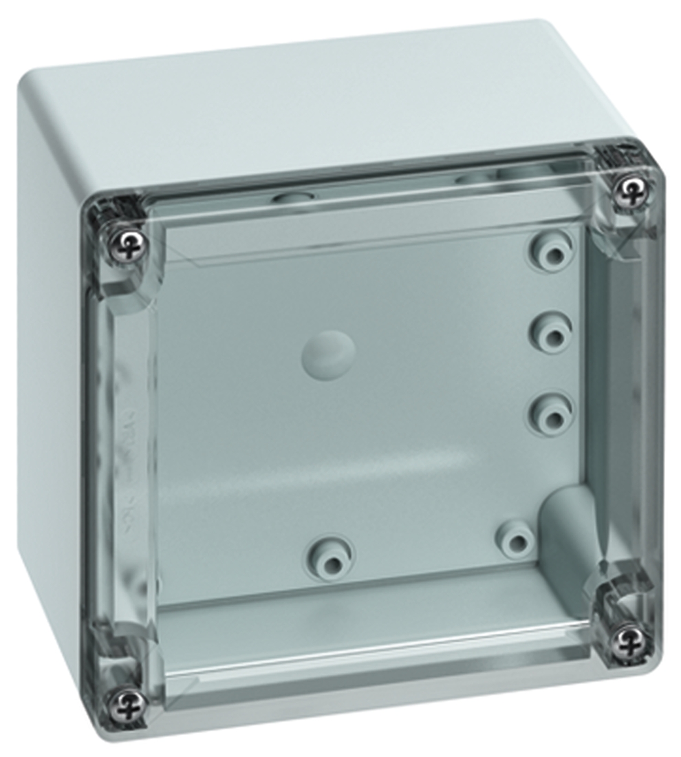 Spelsberg TG Series Grey Polycarbonate Enclosure, IP66, IP67, Grey Lid, 124 x 85 x 122mm