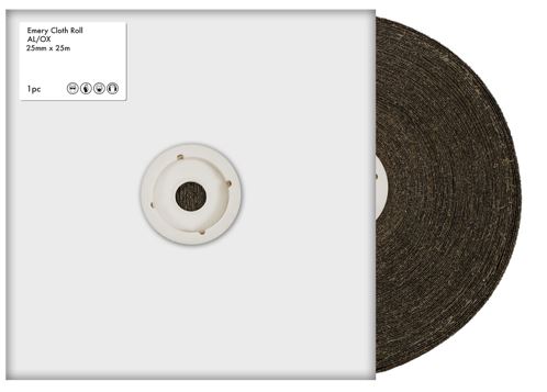 RS PRO 150 Grit Very Fine Sandpaper Roll, 25m x 25mm