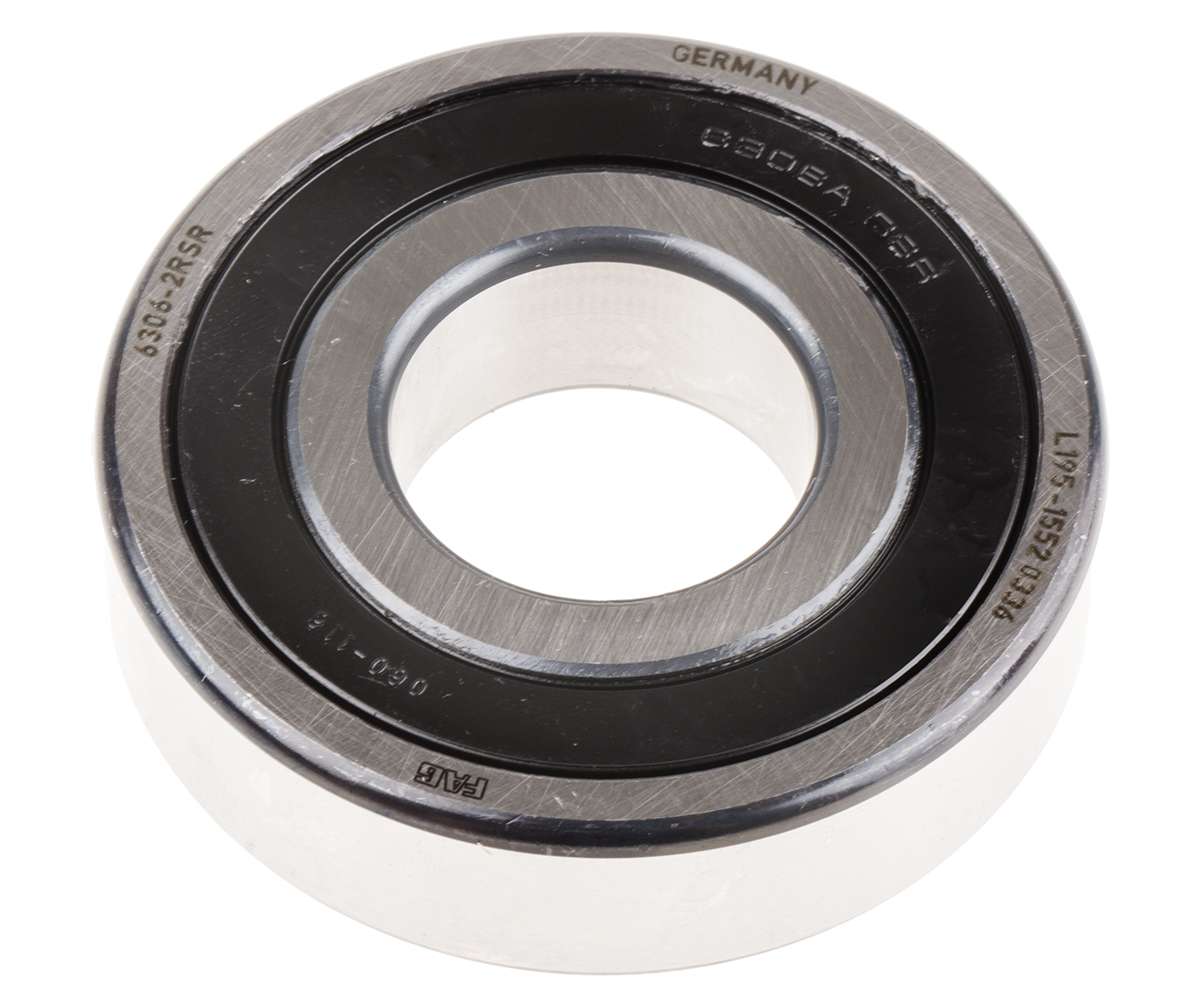 FAG 6306-C-2HRS#N1>V 1 Row Ball Bearing - 30 mm ID, 72 mm OD