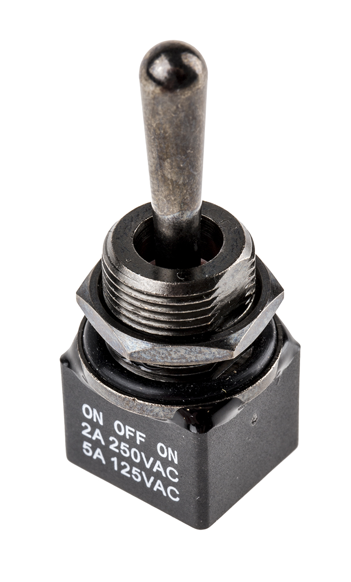 RS PRO Toggle Switch, PCB Mount, On-Off-On, DPDT, Solder Terminal