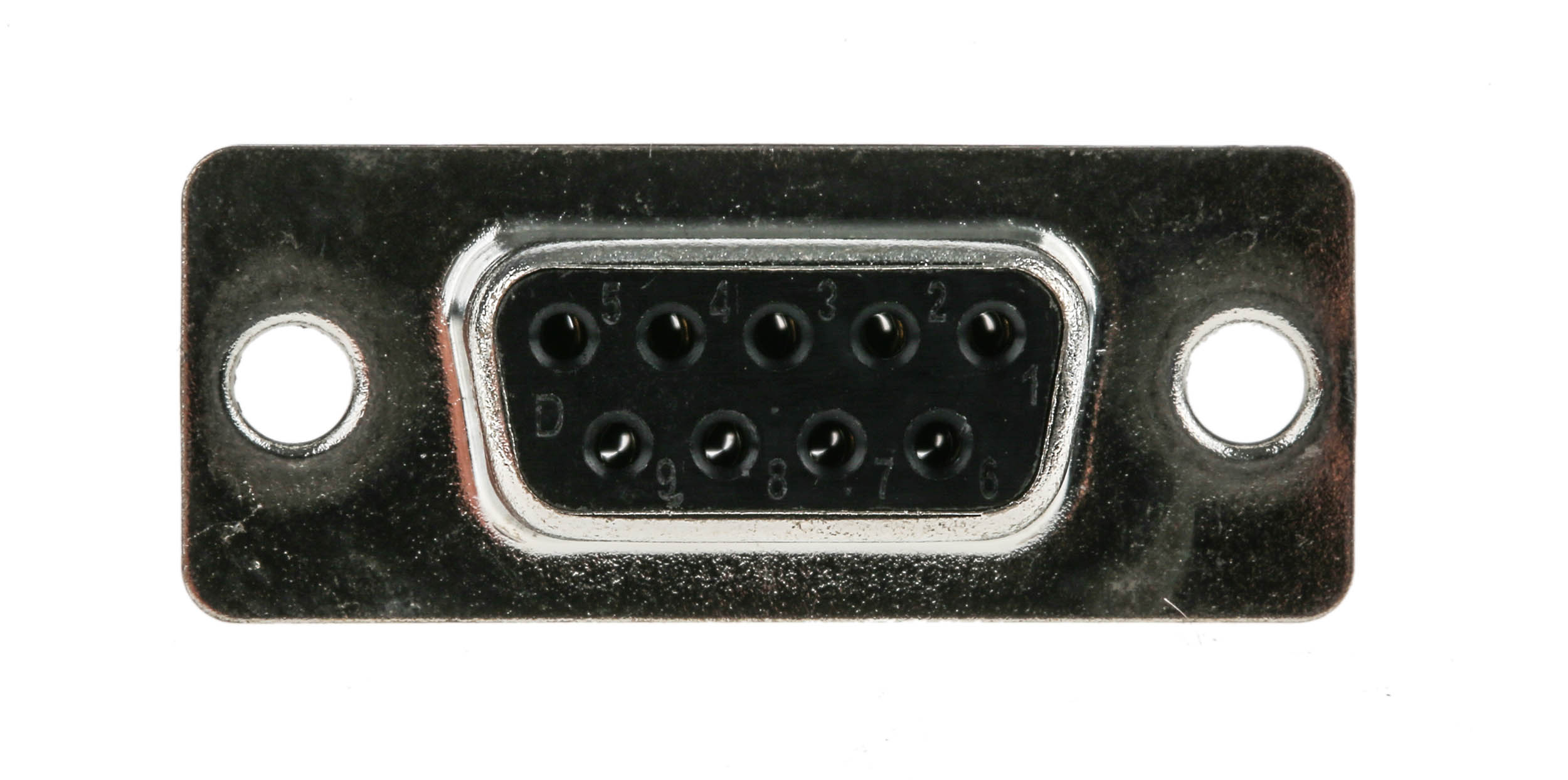 ITT Cannon ZD* 9 Way Panel Mount D-sub Connector Socket, 2.84mm Pitch