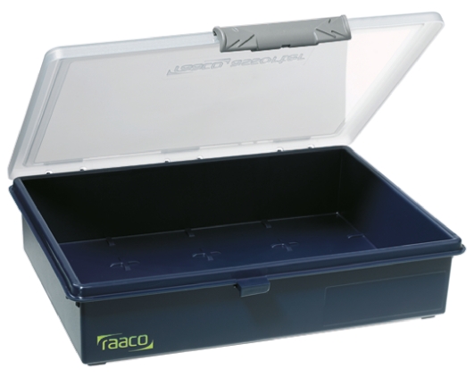 Raaco Blue PP, Adjustable Compartment Box, 56mm x 241mm x 195mm