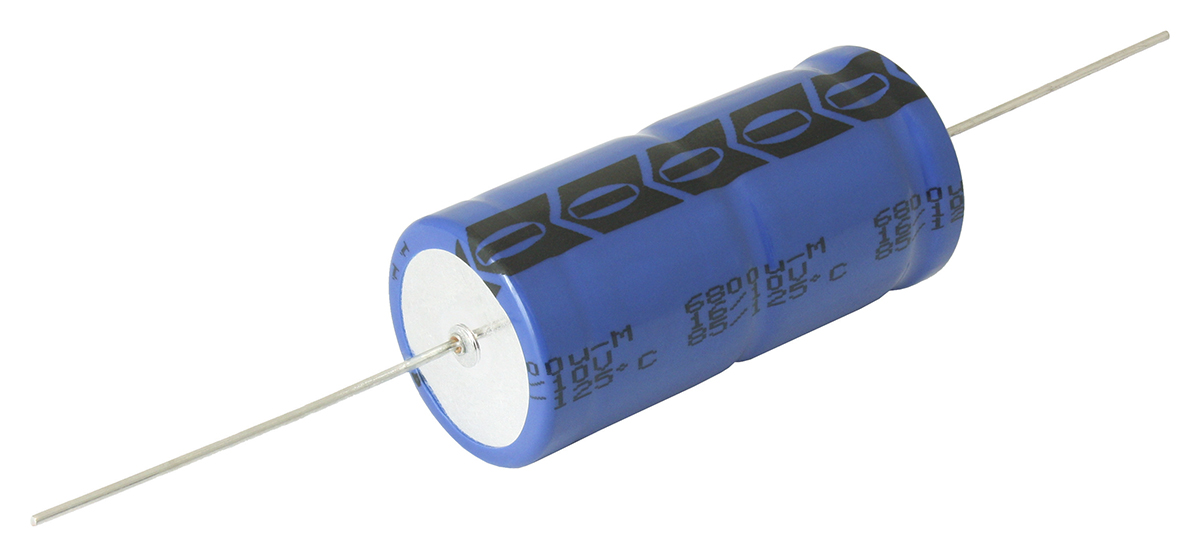 Vishay 100μF Aluminium Electrolytic Capacitor 63V dc, Axial, Through Hole - MAL211890514E3