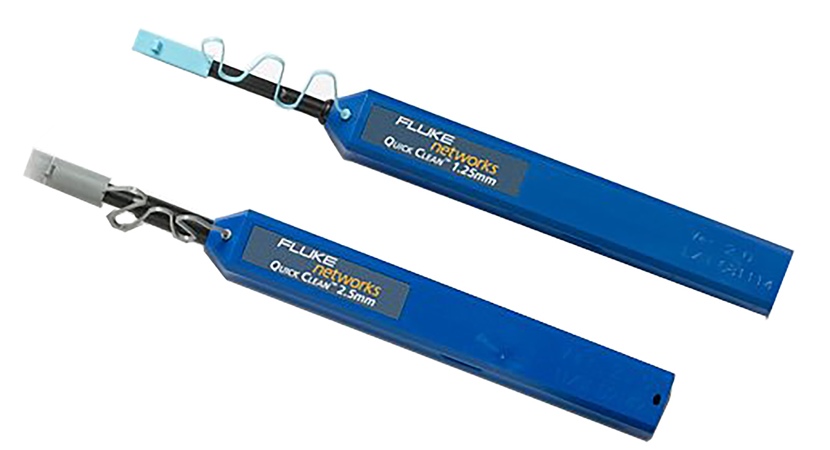 Fluke Networks Quick Clean Cleaner Solution for 1.5mm Connectors, QuickClean-1.25-5P