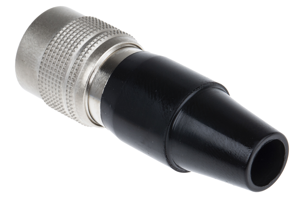Hirose Circular Connector, 12 Contacts, Cable, Miniature Connector, Plug, Male, HR10 Series