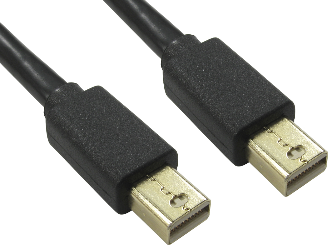 RS PRO Male Mini DisplayPort to Male Mini DisplayPort, PVC  Cable, 1080p, 2m