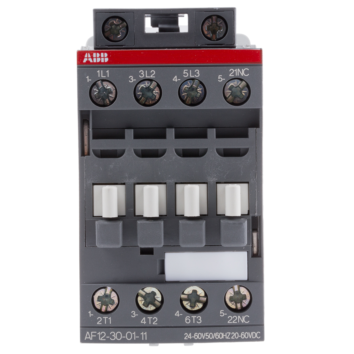 ABB AF12 Contactor, 24 V Coil, 3-Pole, 28 A, 5.5 kW 60 V, 3 NO, 690V