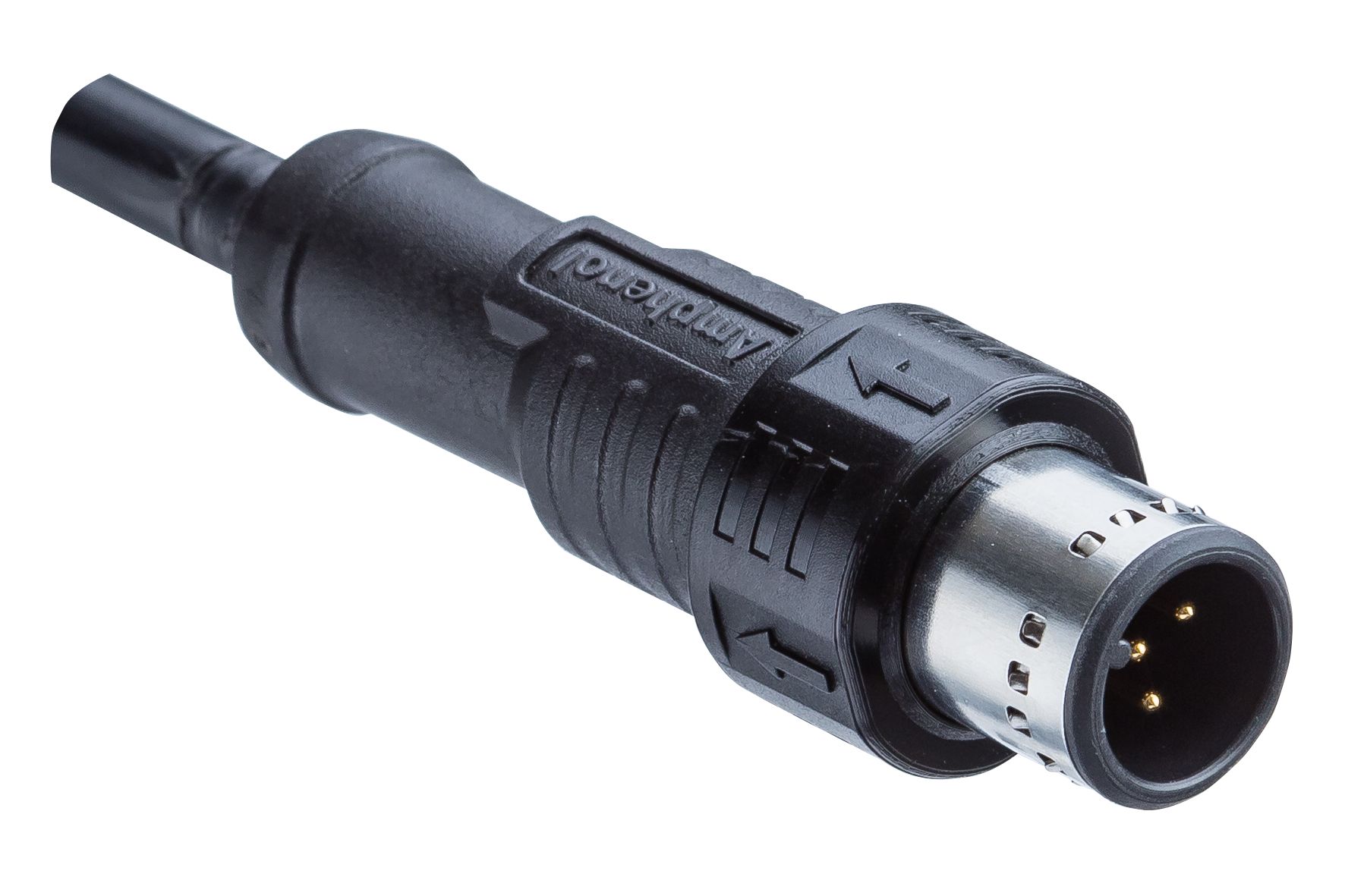 Amphenol Industrial Male 5 way M12 to Free End Sensor Actuator Cable, 10 m