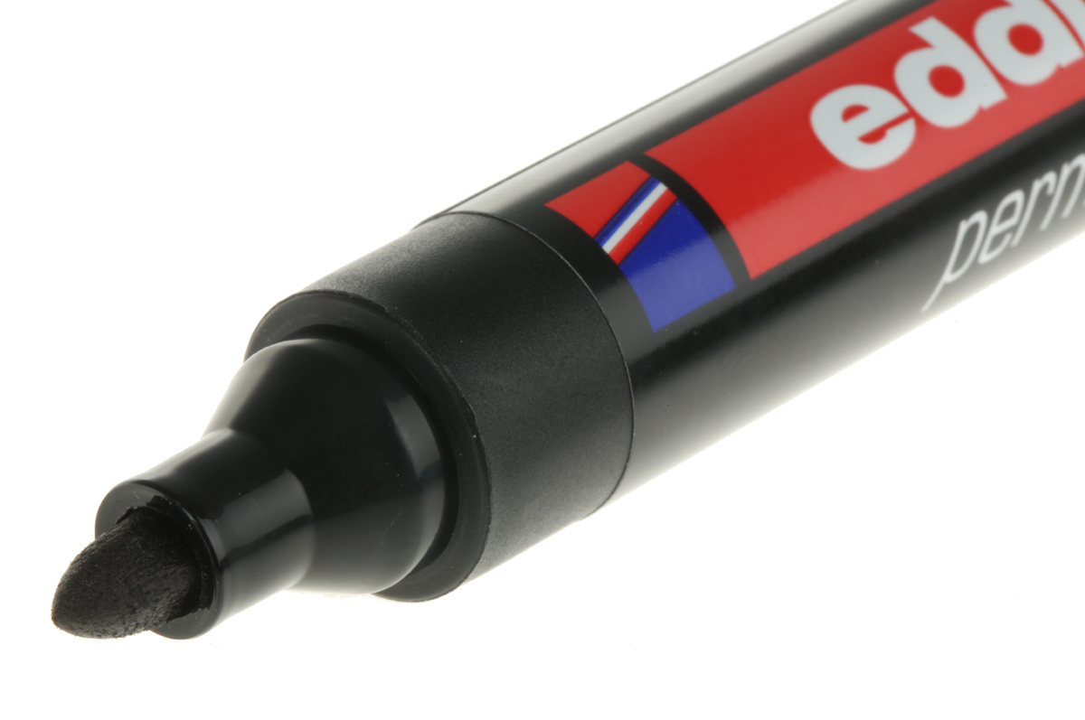 Edding Fine Tip Black Marker Pen