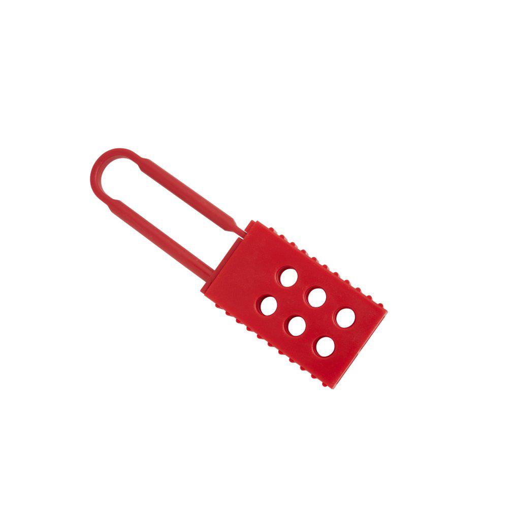 Kasp Red 1-Lock Nylon Hasp Lockout, 18mm Shackle