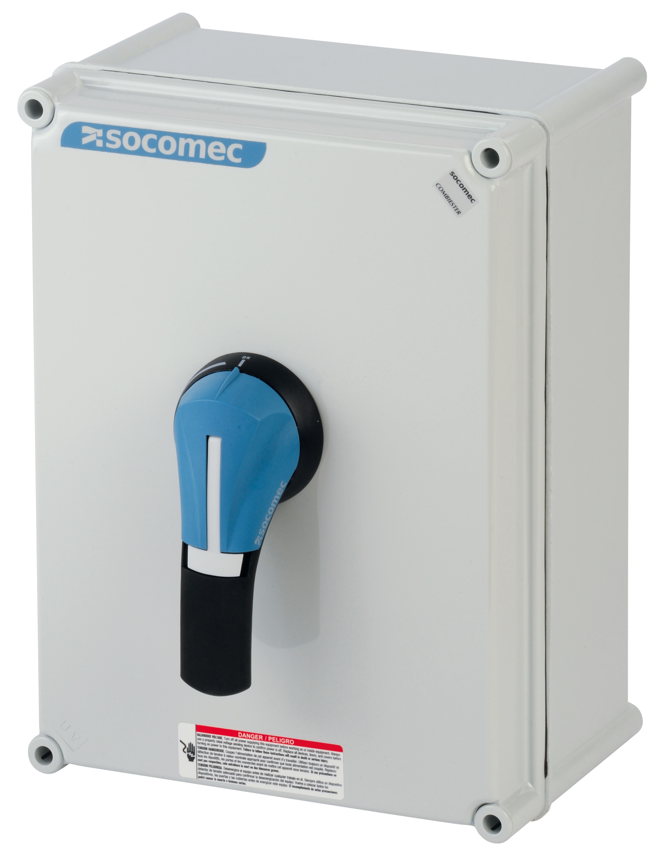 Socomec 3 Pole Wall Mount Switch Disconnector - 160A Maximum Current, 80kW Power Rating, IP65