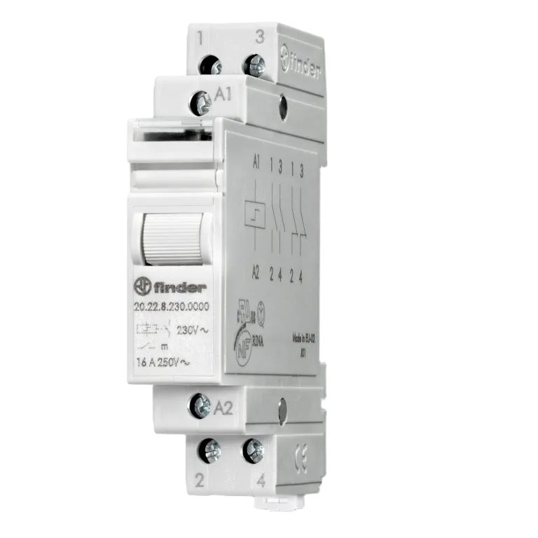 Finder DIN Rail Modular Step Relay, 12V Coil, 16A Switching Current, DPST