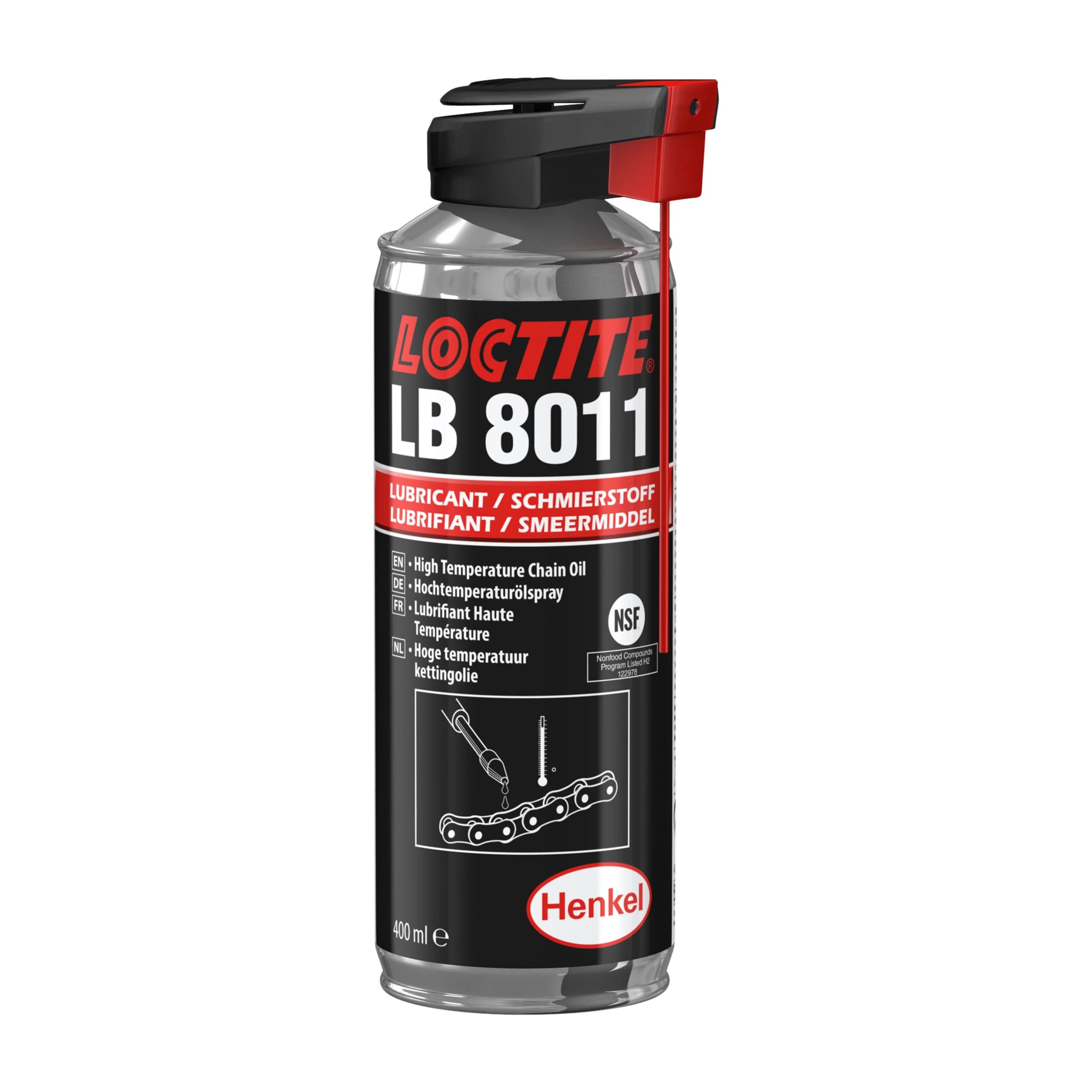 Loctite Loctite LB 8011 Chain Lubricant Lubricant 400 ml Aerosol