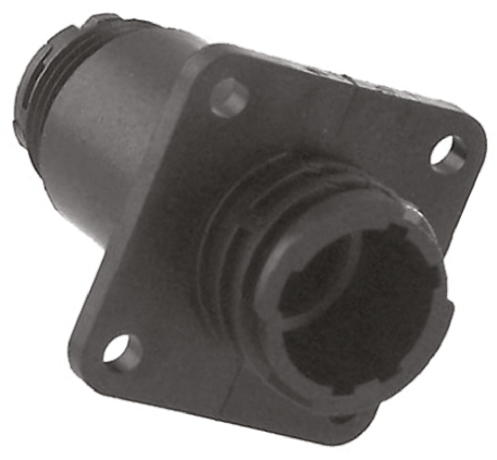 TE Connectivity Circular Connector, 4 Contacts, Flange, Standard Connector, Socket, Male, IP65, CPC Series